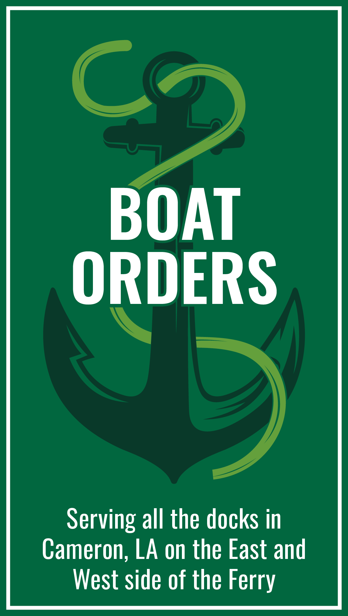 Brown's Boat Orders